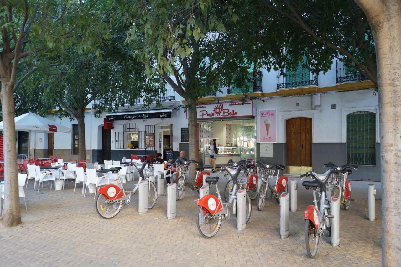 Atico Con Terraza En Alameda De Hercules Sevilla Bagian luar foto