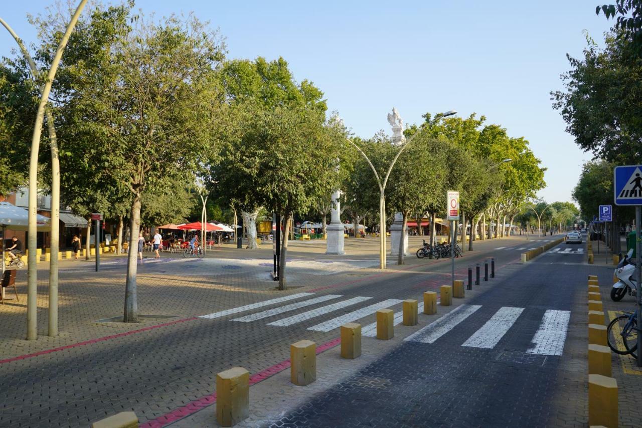 Atico Con Terraza En Alameda De Hercules Sevilla Bagian luar foto